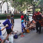 Lion dance Honolulu, Hawaii
