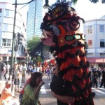 Lion dance Honolulu, Hawaii