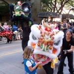 Lion dance Honolulu, Hawaii