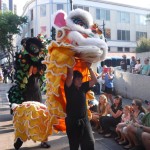 Lion dance Honolulu, Hawaii