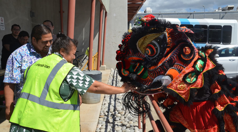 Handi-Van Hawaii Chinese New Year lion dance