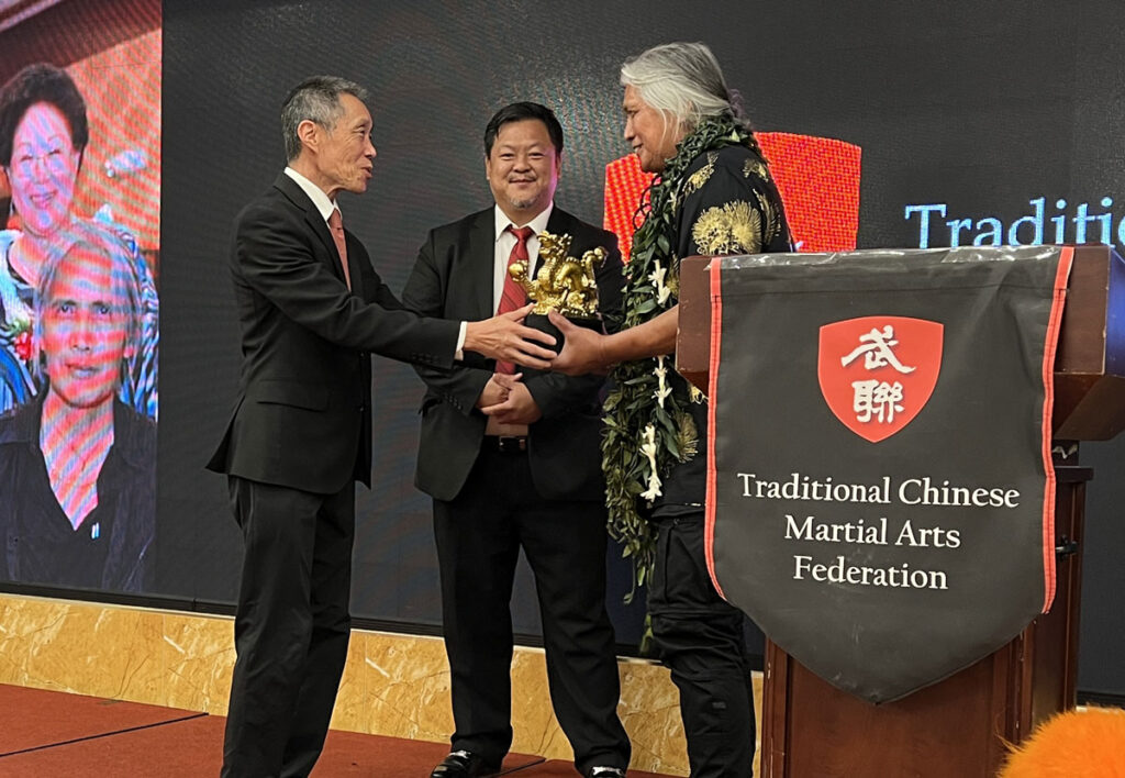 Sifu Gordon TCMAF Golden Dragon Lifetime Achievement Award