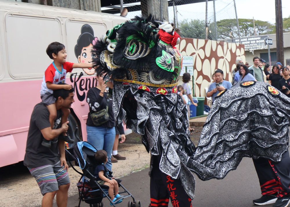 Chinese New Year 2026 Lion Dance Lihue Night Market Kauai
