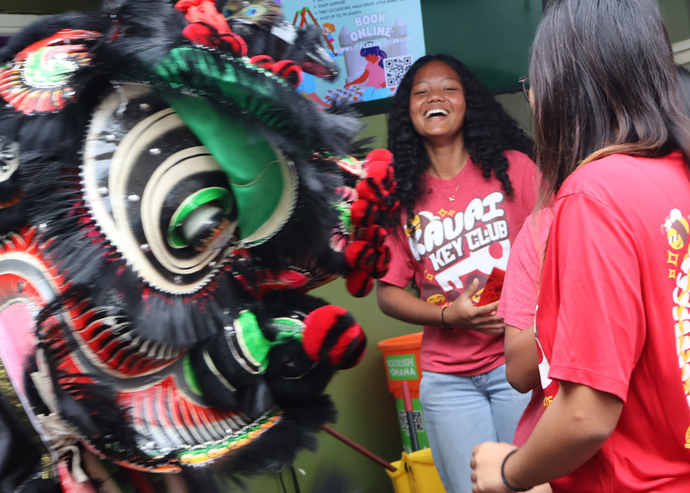 Chinese New Year 2026 Lion Dance Lihue Night Market Kauai