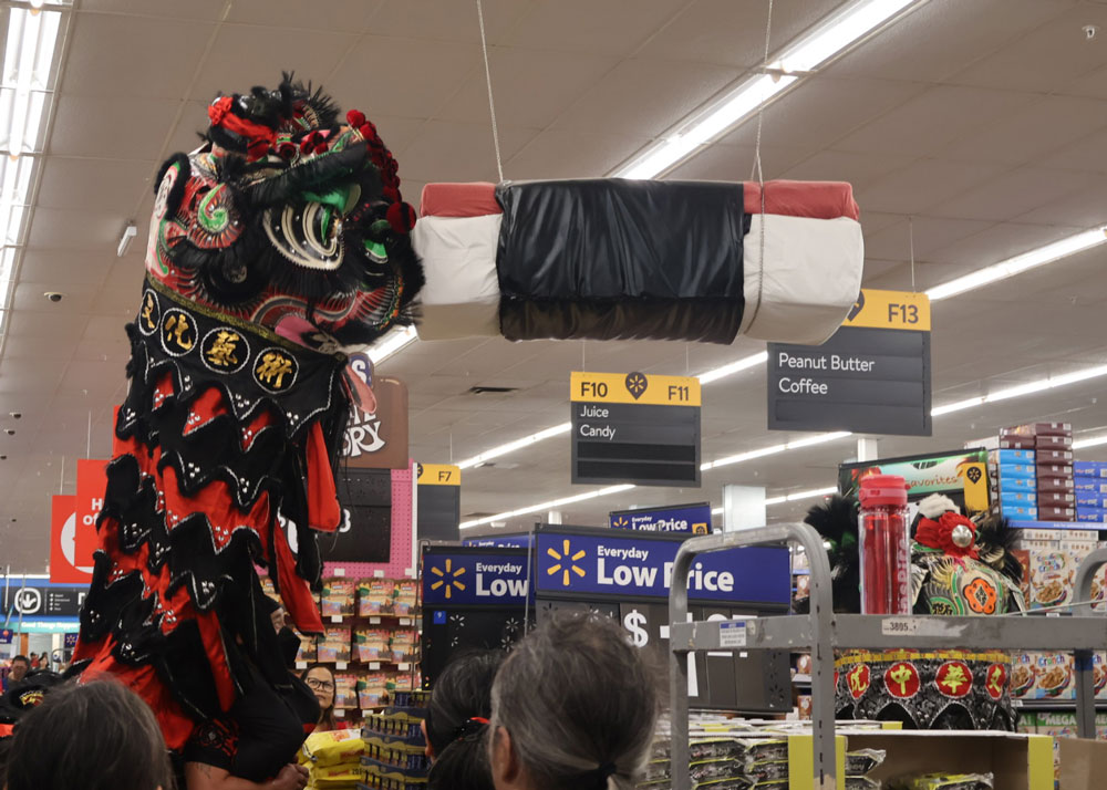 Chinese New Year 2026 Lion Dance Walmart Lihue Kauai Hawaii